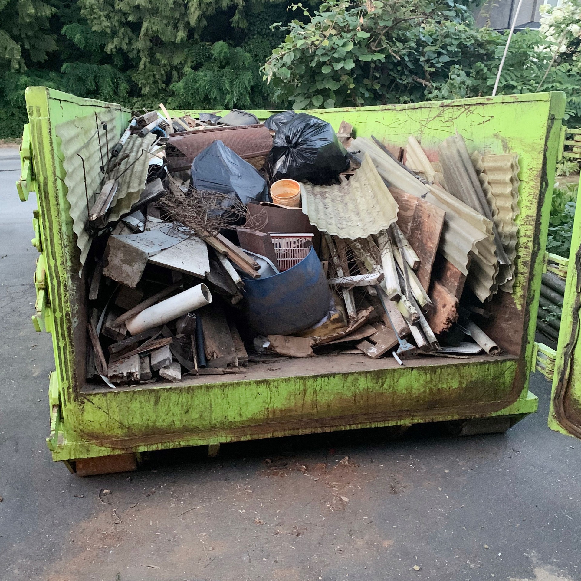 Dumpster Full of Garbage